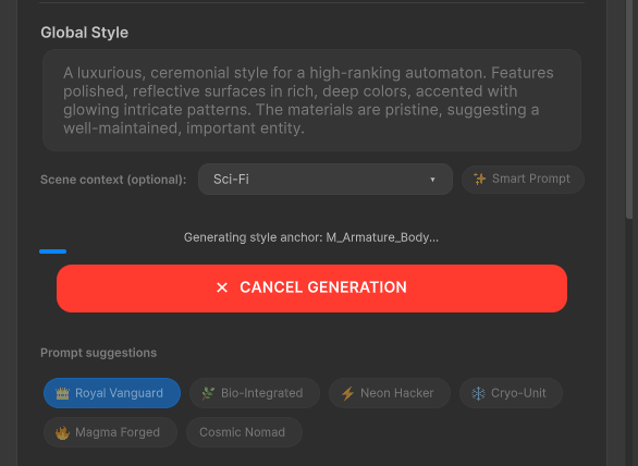 6. One-Click Generation